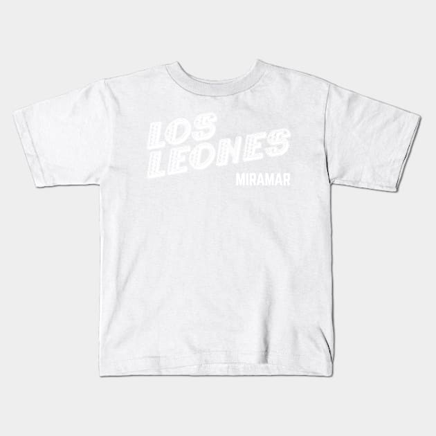 Los Leones Kids T-Shirt by snitts